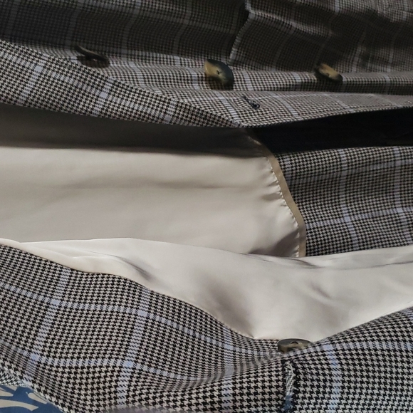 ZARA Longline Plaid Coat - Picture 8 of 8